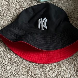 Two sides New York cap